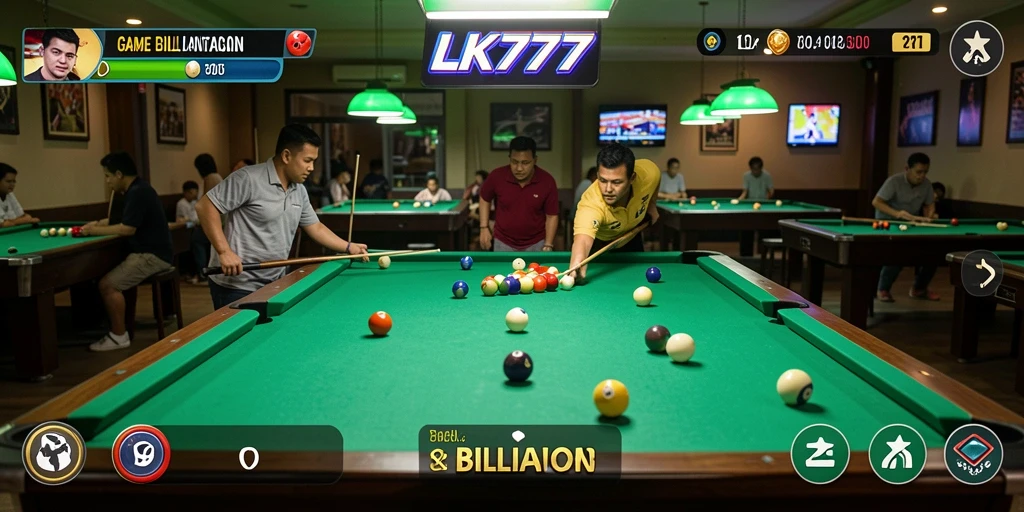 Tampilan antarmuka utama LK777 yang menarik dan intuitif.