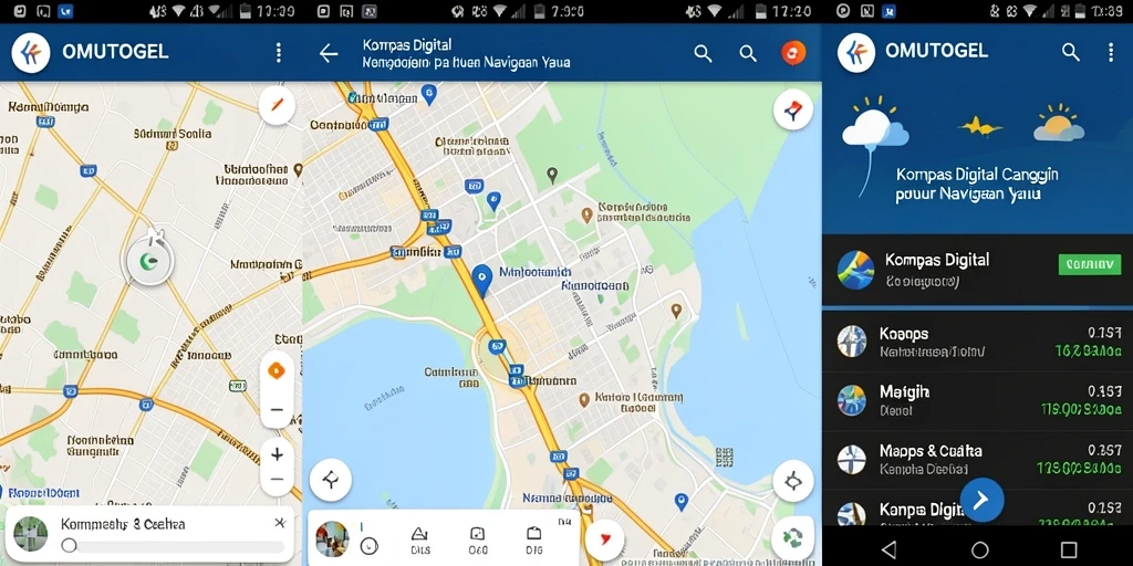 Tampilan antarmuka utama OMUTOGEL yang intuitif dan informatif.