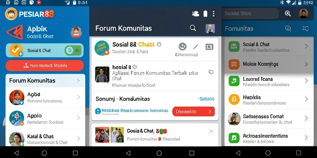 Tampilan antarmuka PESIAR88 yang interaktif dan ramah pengguna.