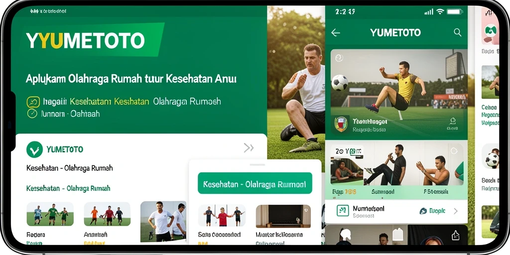 Antarmuka YUMETOTO yang intuitif dan informatif.
